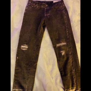 Rag and bone fake jean sweatpants.